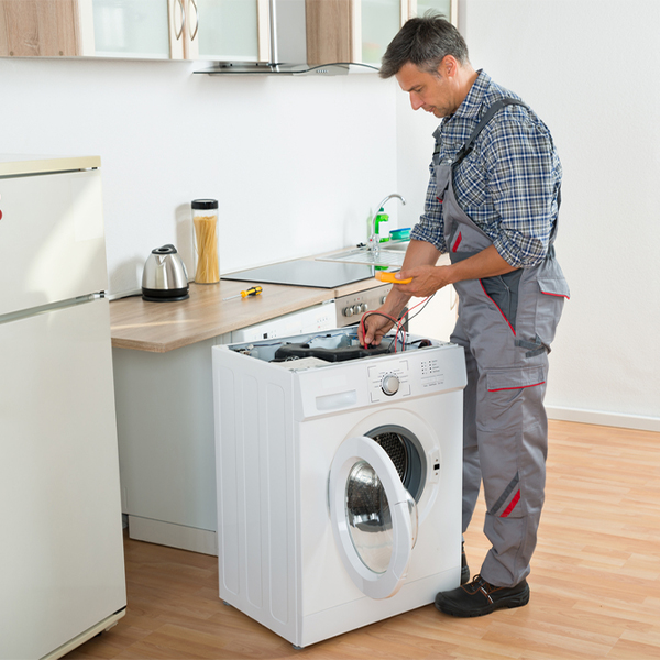 can you walk me through the steps of troubleshooting my washer issue in Blendon OH